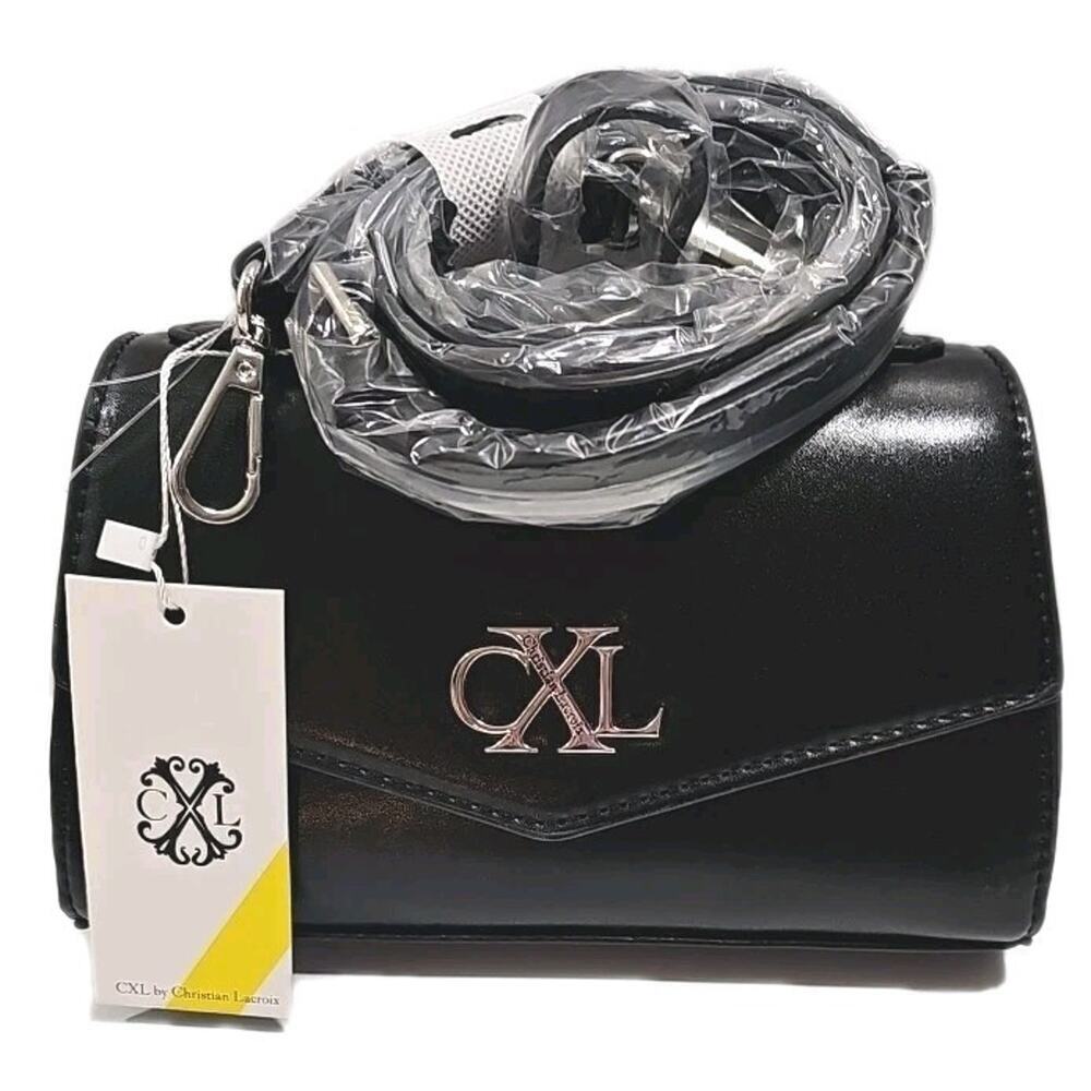 Christian Lacroix Char Crossbody with Top Handle Black NWT $88.00